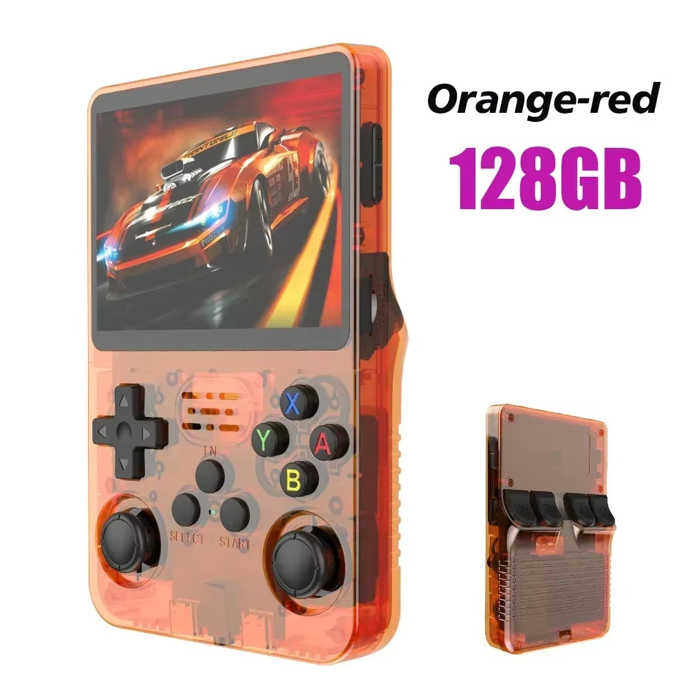 BOYHOM NEW Retro Video Game Console Linux System 3.5 Inch IPS Screen Portable Pocket Player 64GB 128G Games Best Kids Gifts
