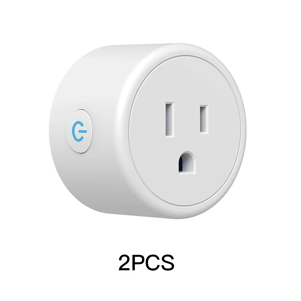 Mini US Wifi Smart Plug Surge Protector 110-230V Voice Control Timer Smart Socket Work with Alexa Google Home Tuya