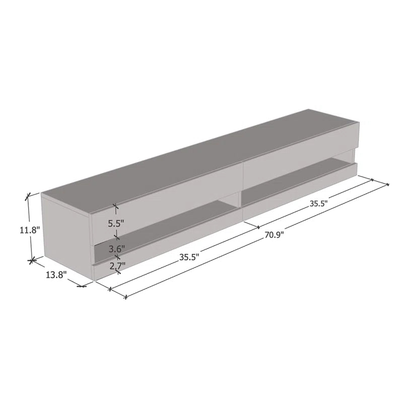 Ramsdell Floating TV Stand for Tvs up to 78"
