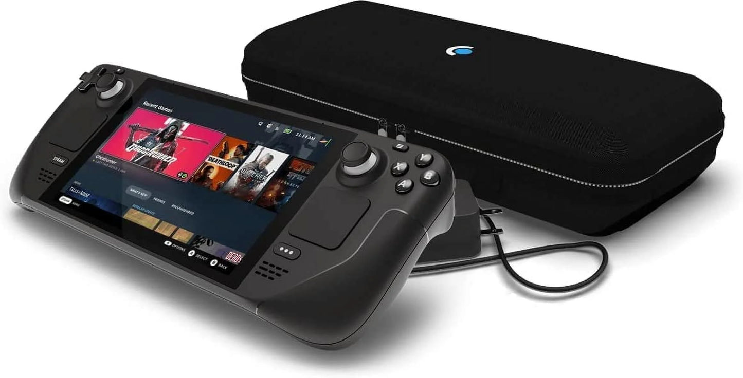 Steam Deck 512GB Handheld Gaming Console, 1280 X 800 LCD Touchscreen Display, with 5-In-1 Accessory Kit
