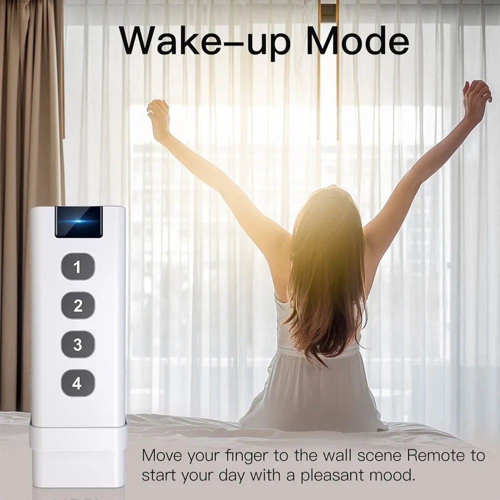 Tuya Smart Home Zigbee Remote Control 4 Channels Scene Switch Tuya Control Universal 4 Buttons Inteligente Smart Life Devices