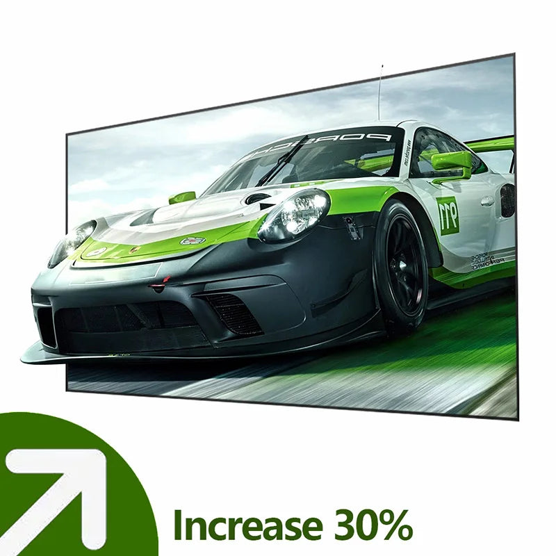 Projector Screen Wall Hanging anti Light Screen 60 100 120 Inch Cinema Theater Gain Reflective Fabric ALR 4K Projector
