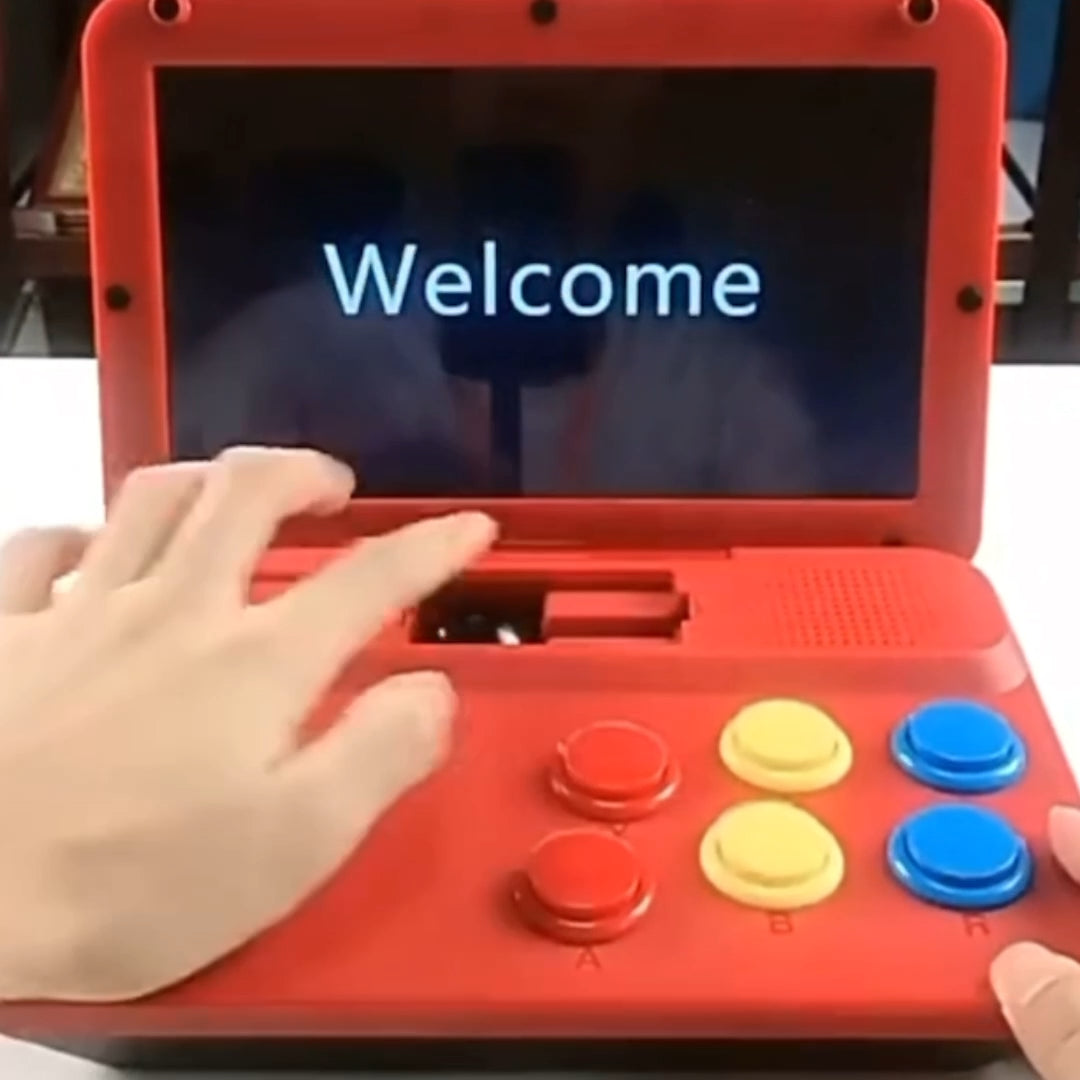 POWKIDDY A13 FLIP TOP PORTABLE ARCADE GAME CONSOLE 4000 (64GB) BOX STATION PLAY