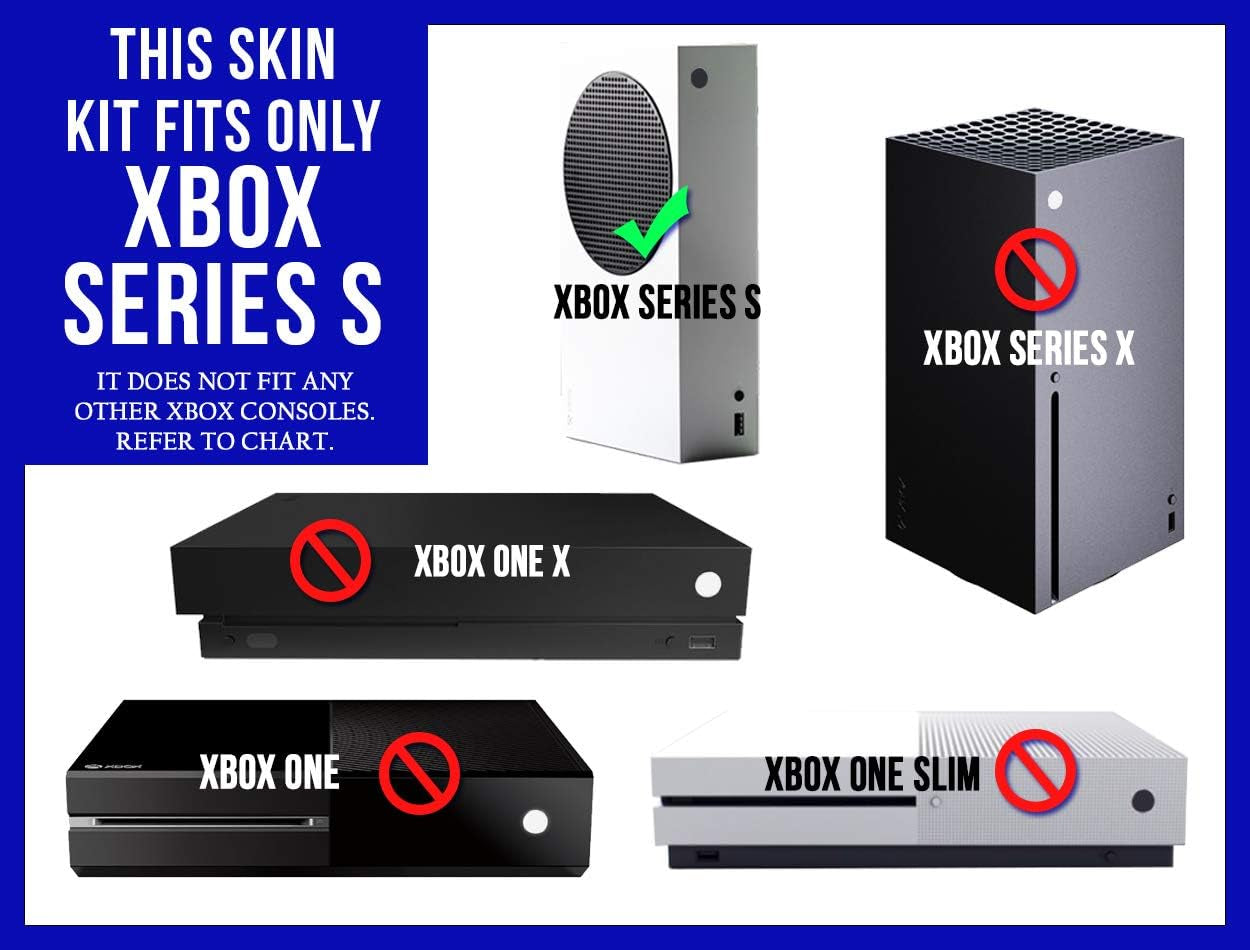 Poppin Purple - Vinyl Decal Mod Skin Kit by - Compatible with Microsoft Xbox Series S Console (XBS)