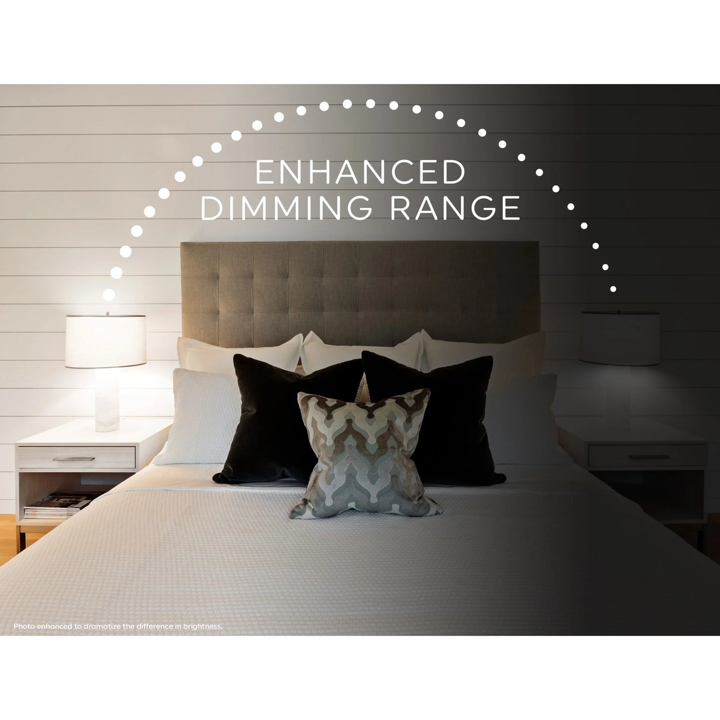GE Cync Reveal HD+ Wafer Smart LED Downlight, Color Changing Wifi Lights, 6In, 16 Watts, 1Pk