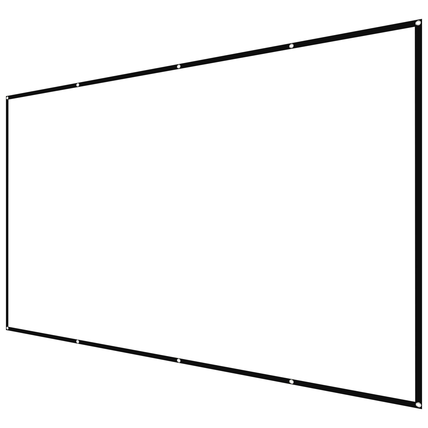 . Indoor/Outdoor Folding Projector Screen, White