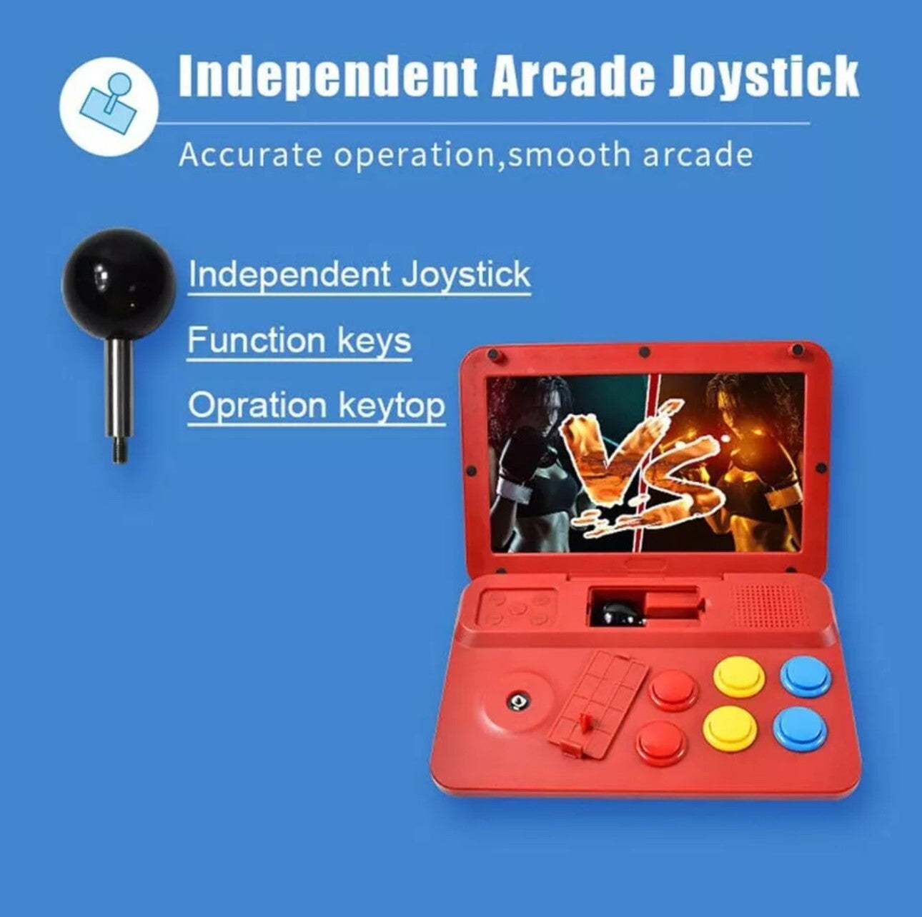 POWKIDDY A13 FLIP TOP PORTABLE ARCADE GAME CONSOLE 4000 (64GB) BOX STATION PLAY