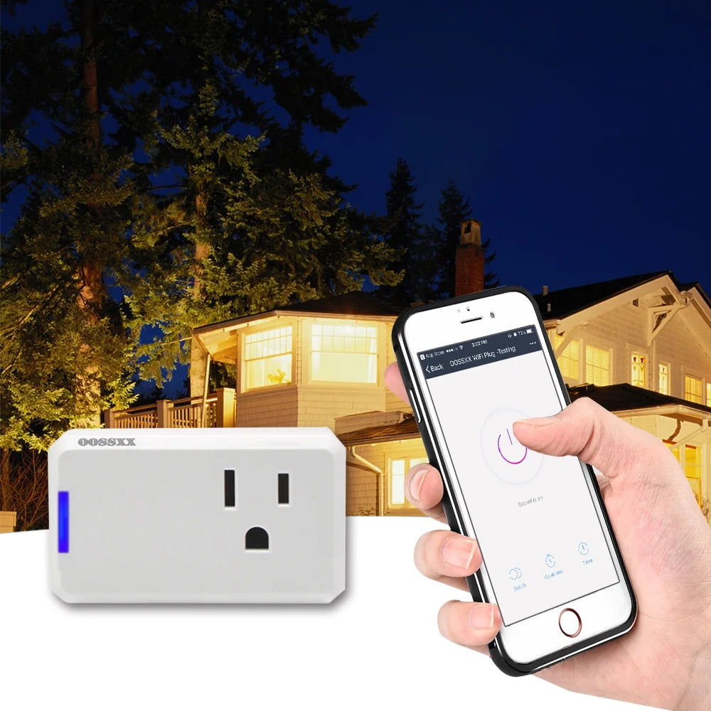 Smart Plug Combo (2-Pack) , Custom Scheduling, Voice Control, 2-Pack Mini Wifi Plugs - 10A, Voice Control, Timer, Etl/Fcc/Rohs Certified
