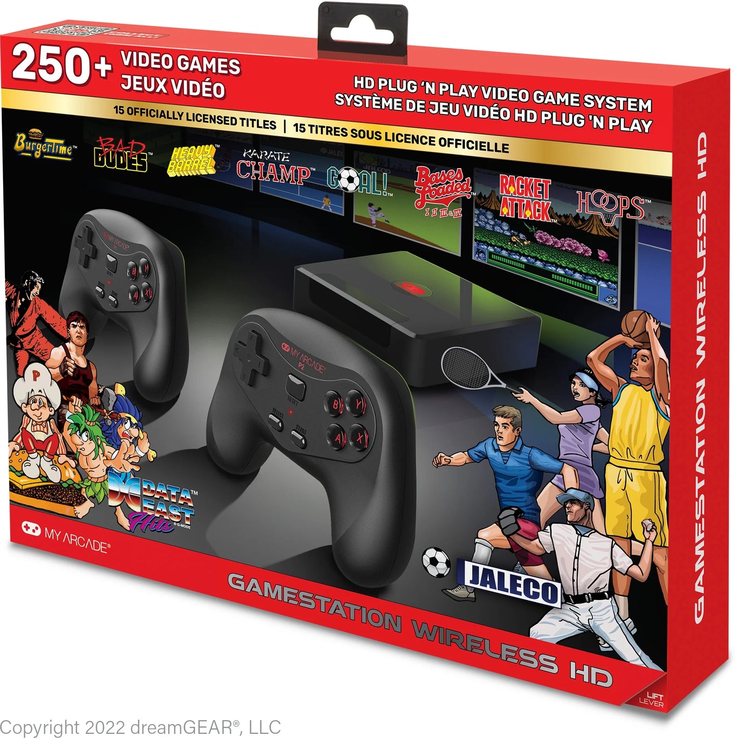 Myarcade DGUNL-4144 Gamestation Wireless HD with 250 Games Black