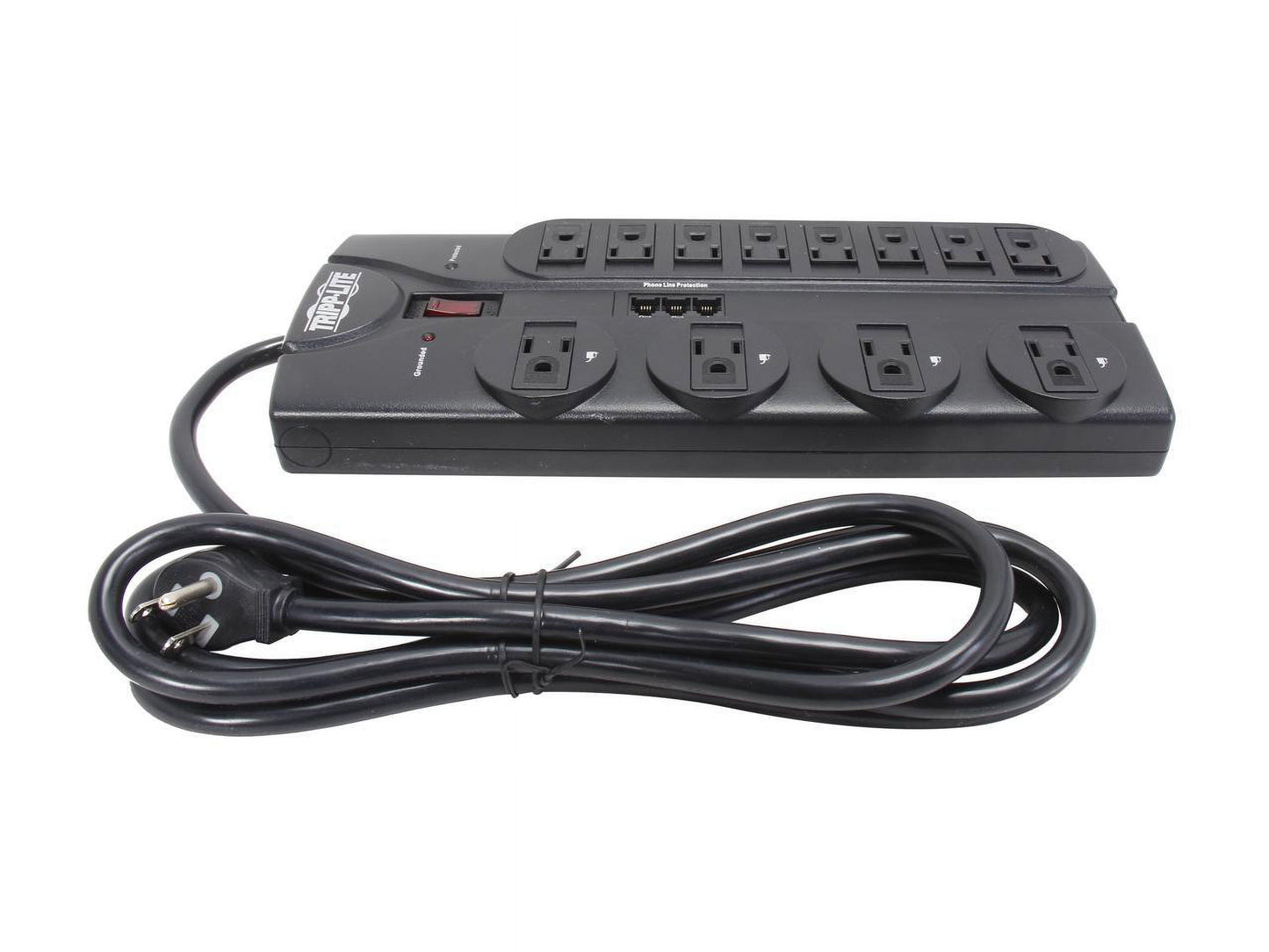 TLP1208TEL 8 Feet 12 + TEL Outlets 2160 Joules Surge Protector