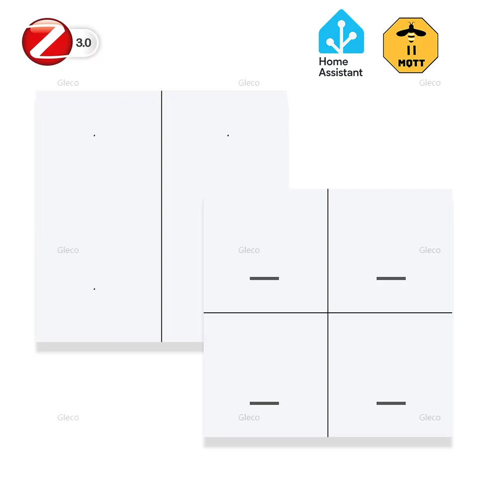 Zigbee Scene Switch Wireless 12 Scenario Switch Push Button Controller Automation Switches for Home Assistant 2MQTT
