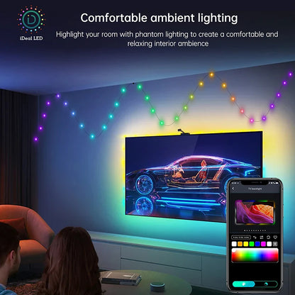 5M 10M 20M Fairy String Lights Dreamcolor USB LED RGB String Lights APP Smart Lights DIY Display Garland Wall Party Decoration