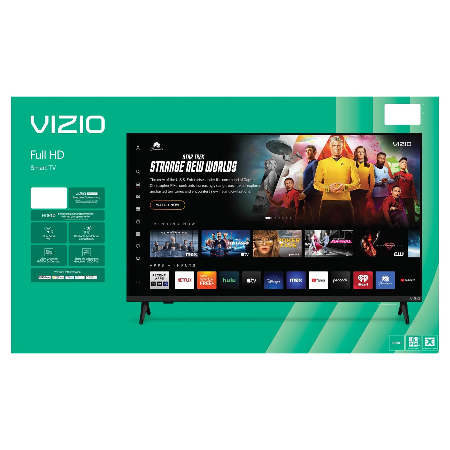 32” Class Full HD 1080P LED Smart TV (VFD32M-0807)