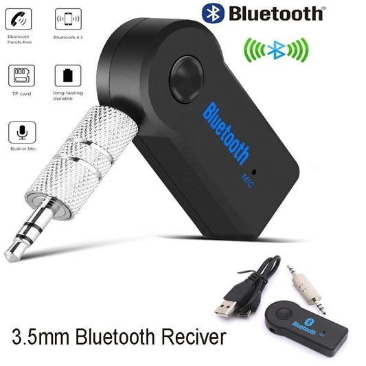 Wireless Car Adapter 3.5Mm AUX Audio Stereo Music Home Receiver Microphone Receiver Consumer Electronics Accessories