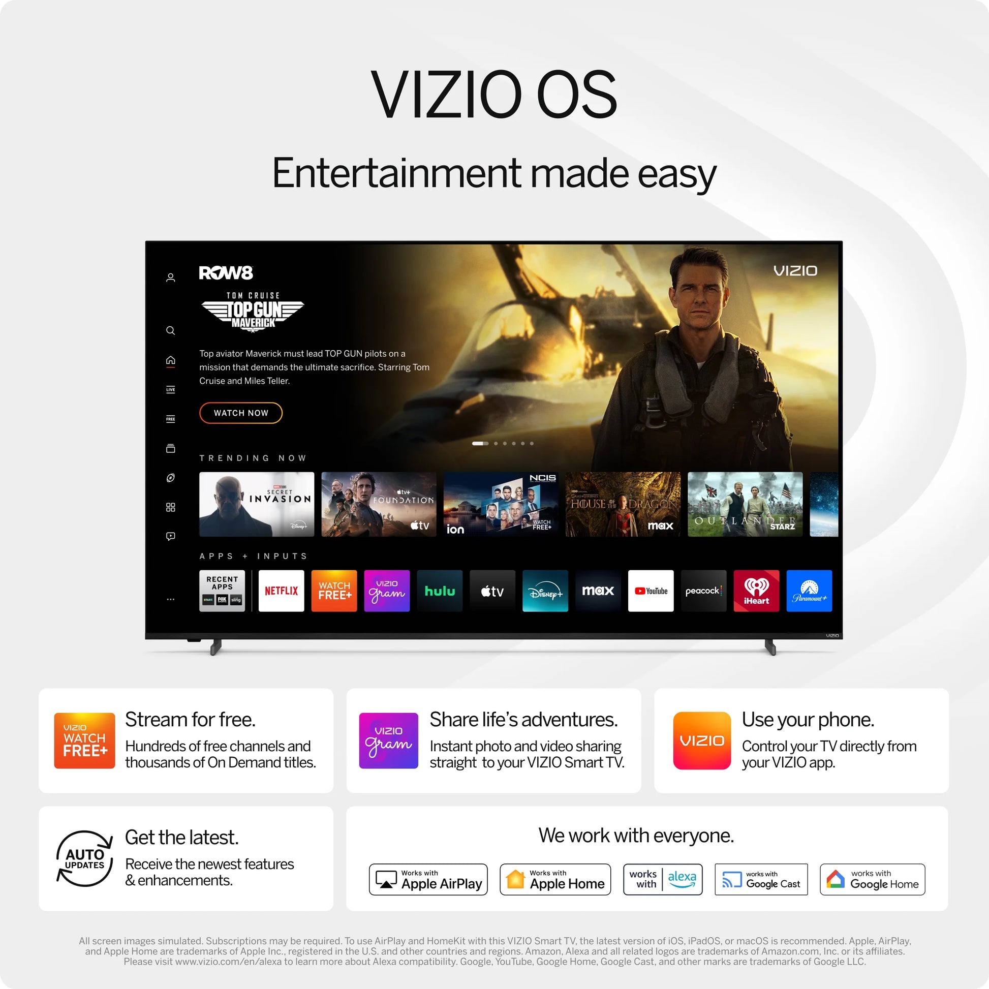 32” Class Full HD 1080P LED Smart TV (VFD32M-0807)