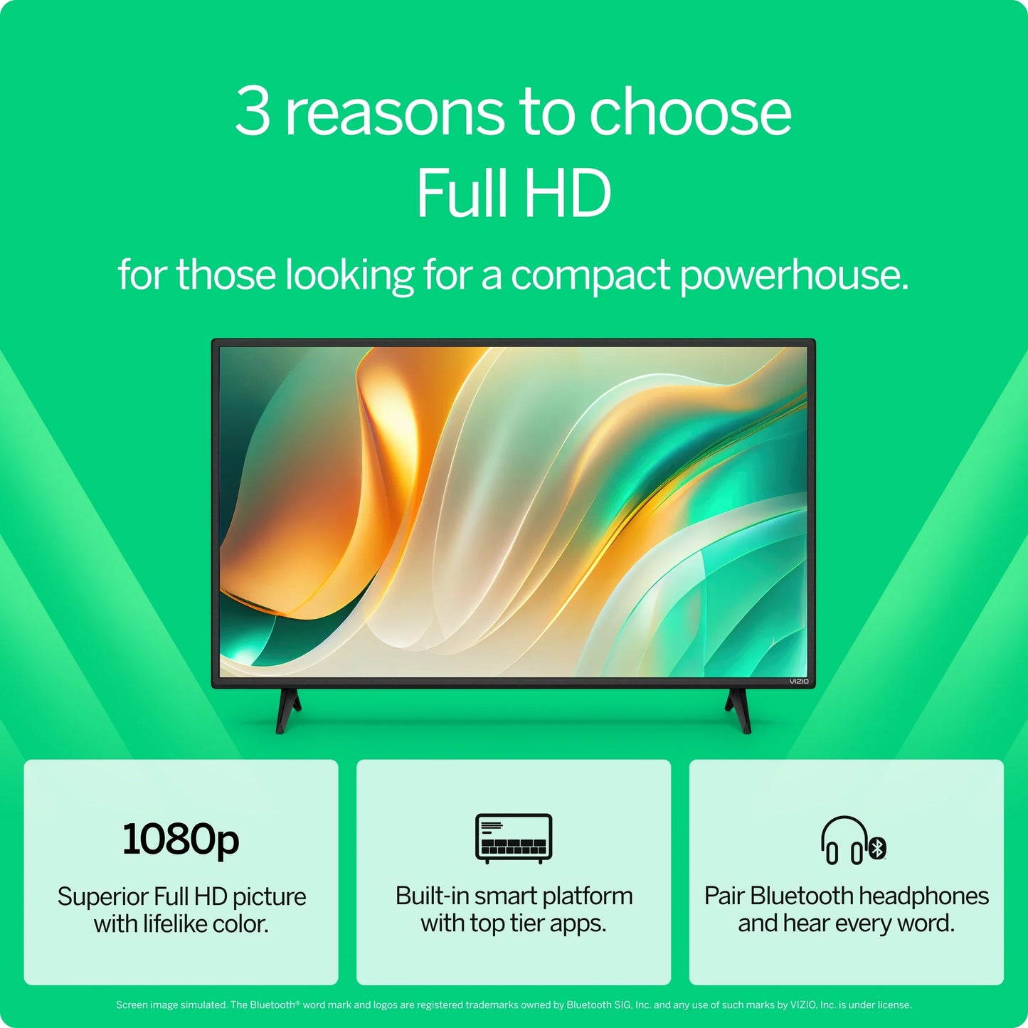 32” Class Full HD 1080P LED Smart TV (VFD32M-0807)