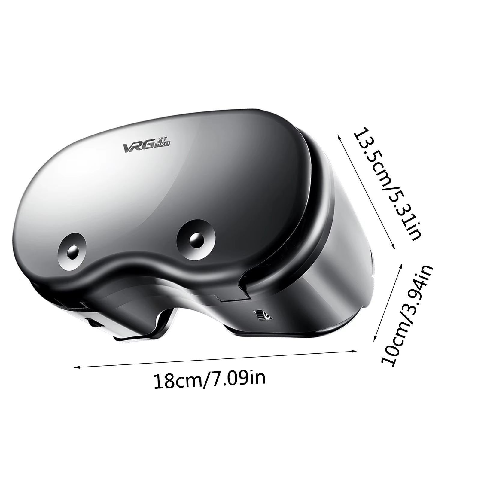 VR Virtual Reality 3D Glasses Box Stereo VR Goggle Cardboard Headset Helmet Forios Android Smartphone 5-7'0-800 Myopia