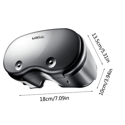 VR Virtual Reality 3D Glasses Box Stereo VR Goggle Cardboard Headset Helmet Forios Android Smartphone 5-7'0-800 Myopia