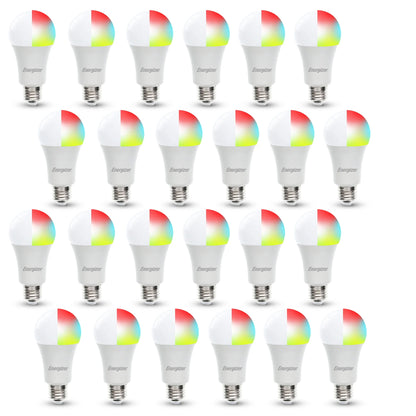 24-Pack Smart Wi-Fi Multi-Color and Single White LED Light Bulb, A19 Shape, E26 Base
