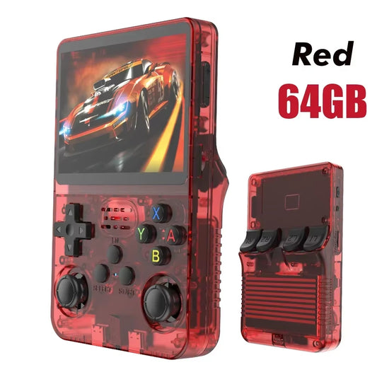 BOYHOM NEW  Retro Video Game Console Linux System 3.5 Inch IPS Screen Portable Pocket Player 64GB 128G Games Best Kids Gifts