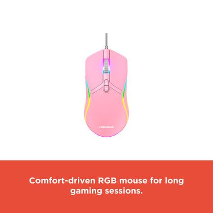 Mistic RGB Gaming Combo – Keyboard (105 Keys), Backlit Mouse (6400 DPI), & Headphones with Microphone