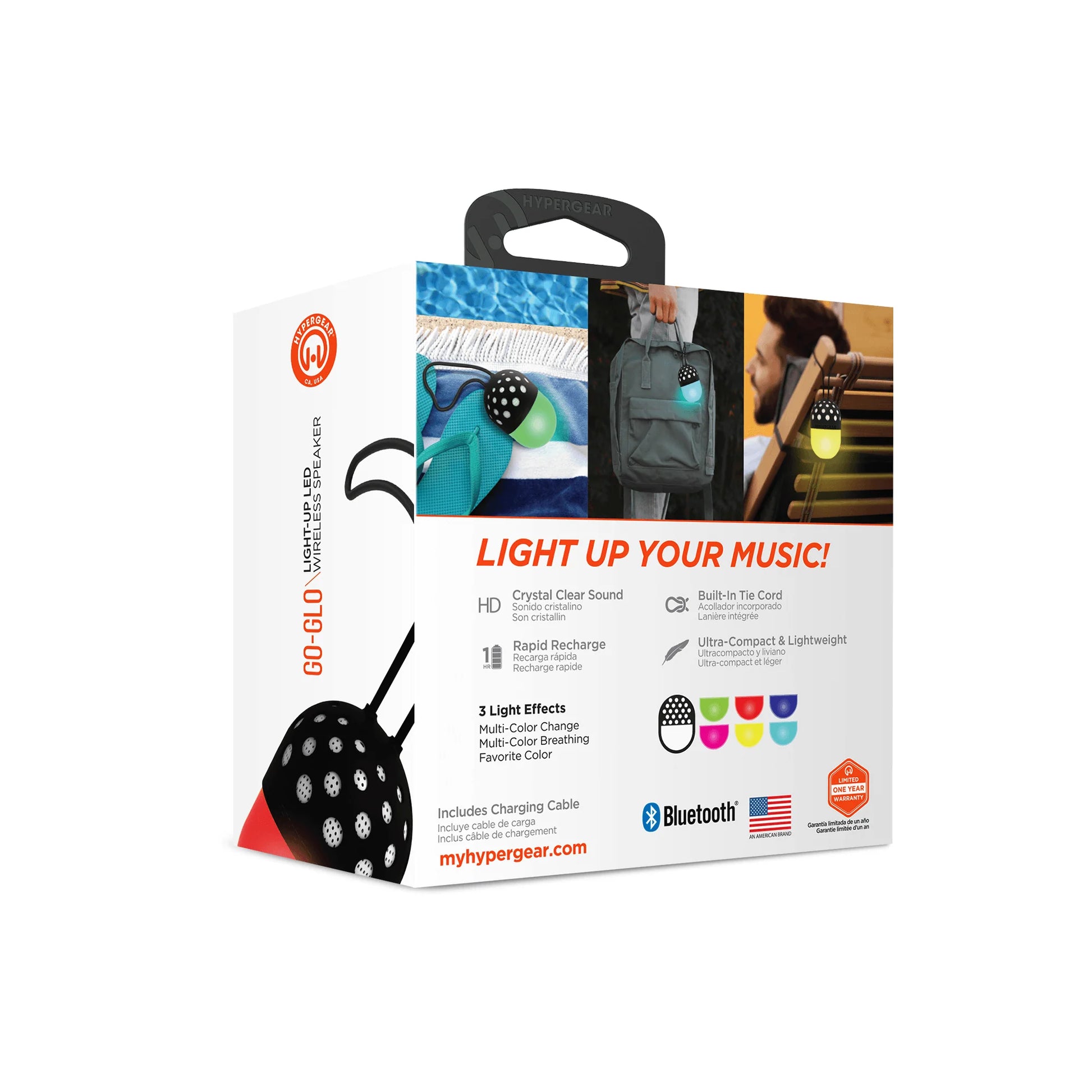 Hypergear Go-Glo Light-Up LED Wireless Speaker