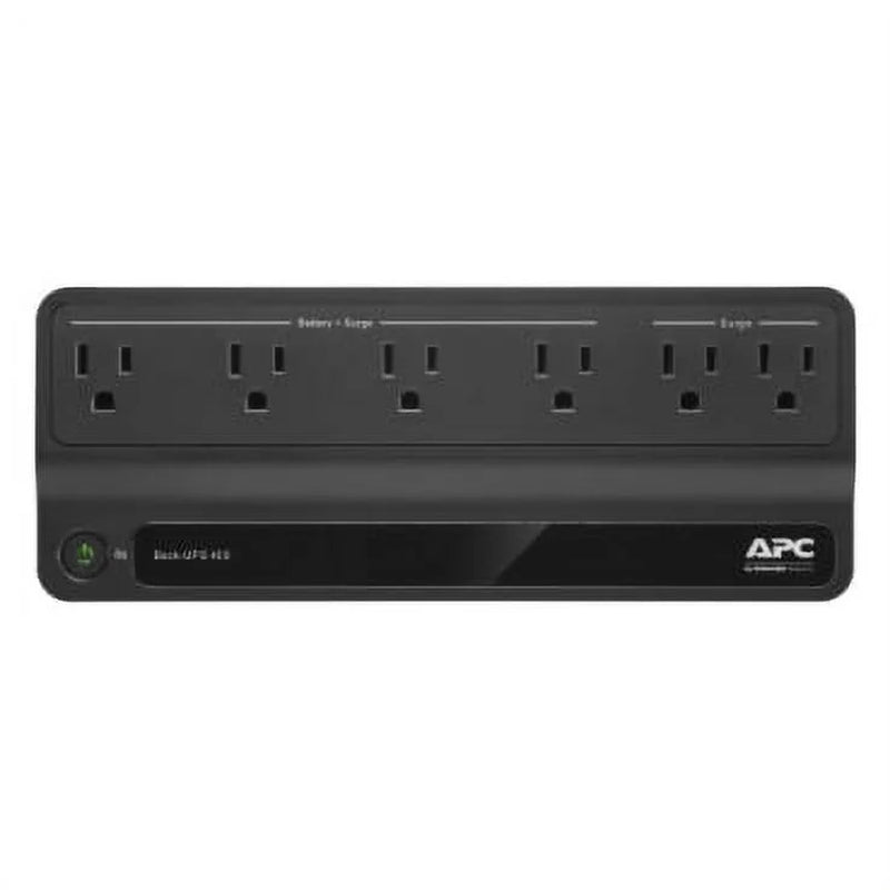UPS 450VA Battery Backup Surge Protector, BN450M Backup Battery Power Supply, 6 Outlets