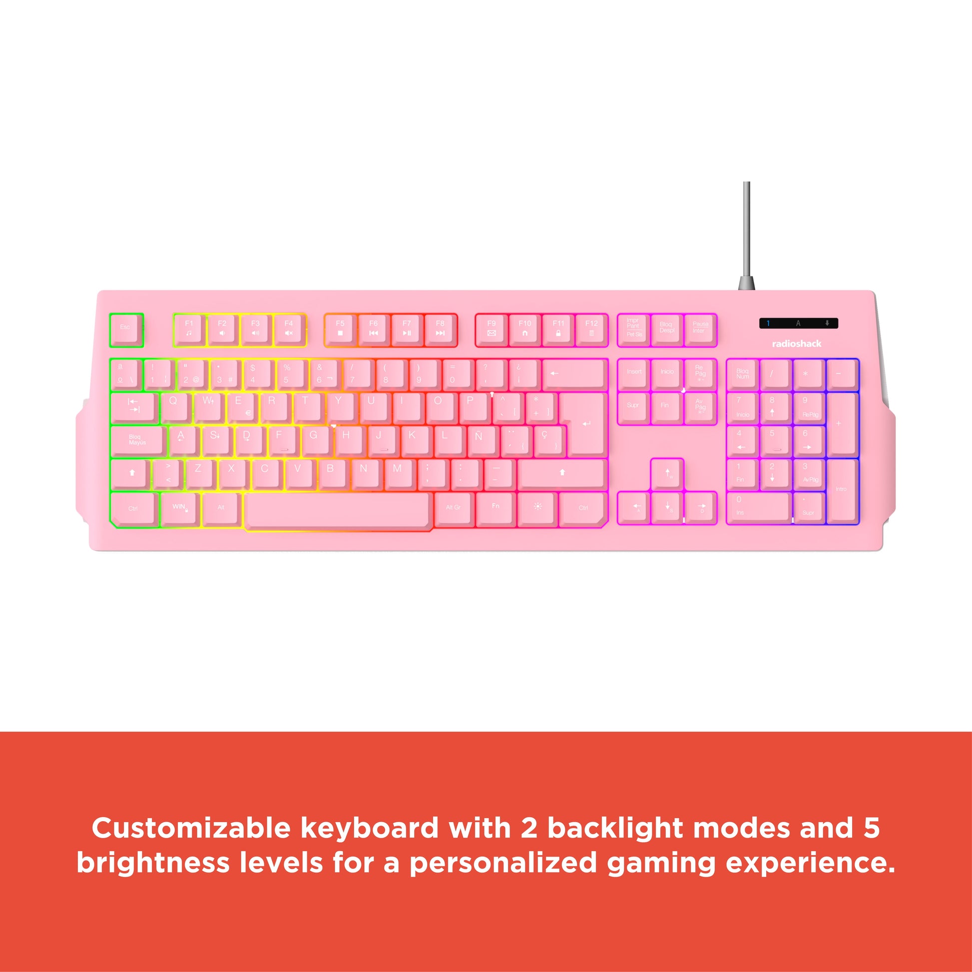 Mistic RGB Gaming Combo – Keyboard (105 Keys), Backlit Mouse (6400 DPI), & Headphones with Microphone