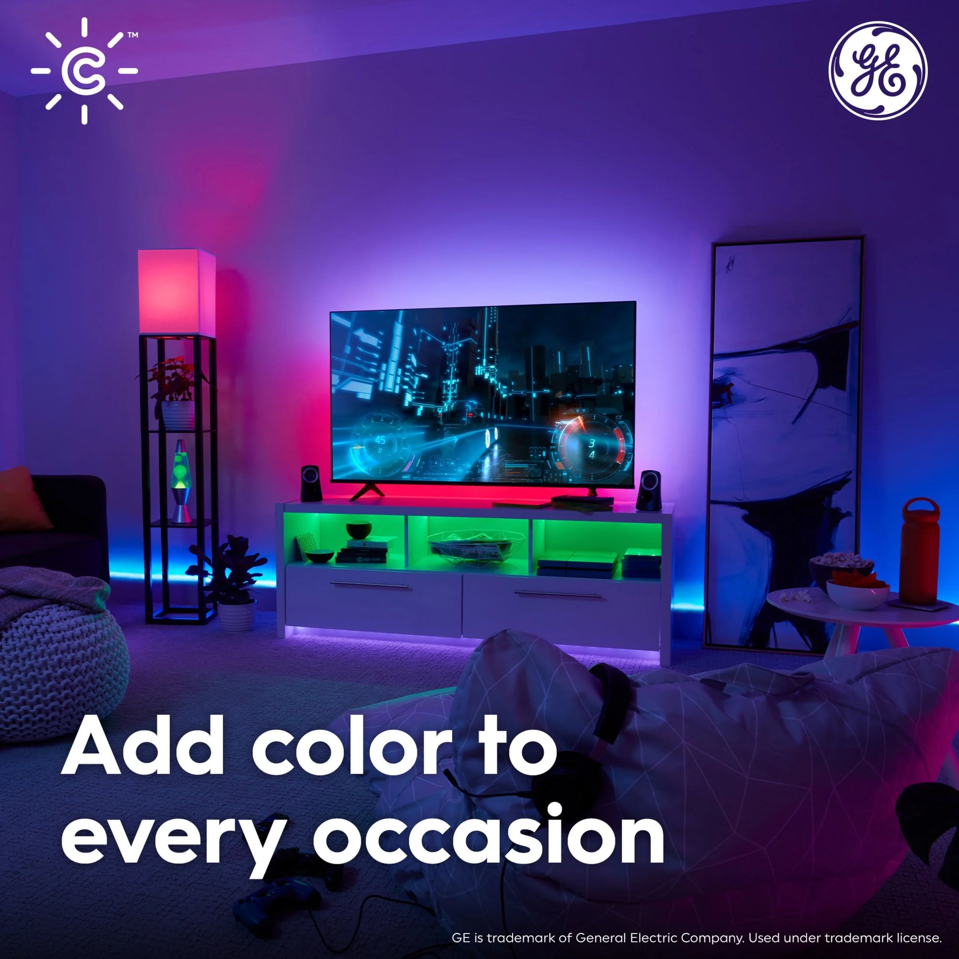 Cync Smart LED Light Strip, Color Changing, Bluetooth and Wi-Fi Enabled, 80-Inches