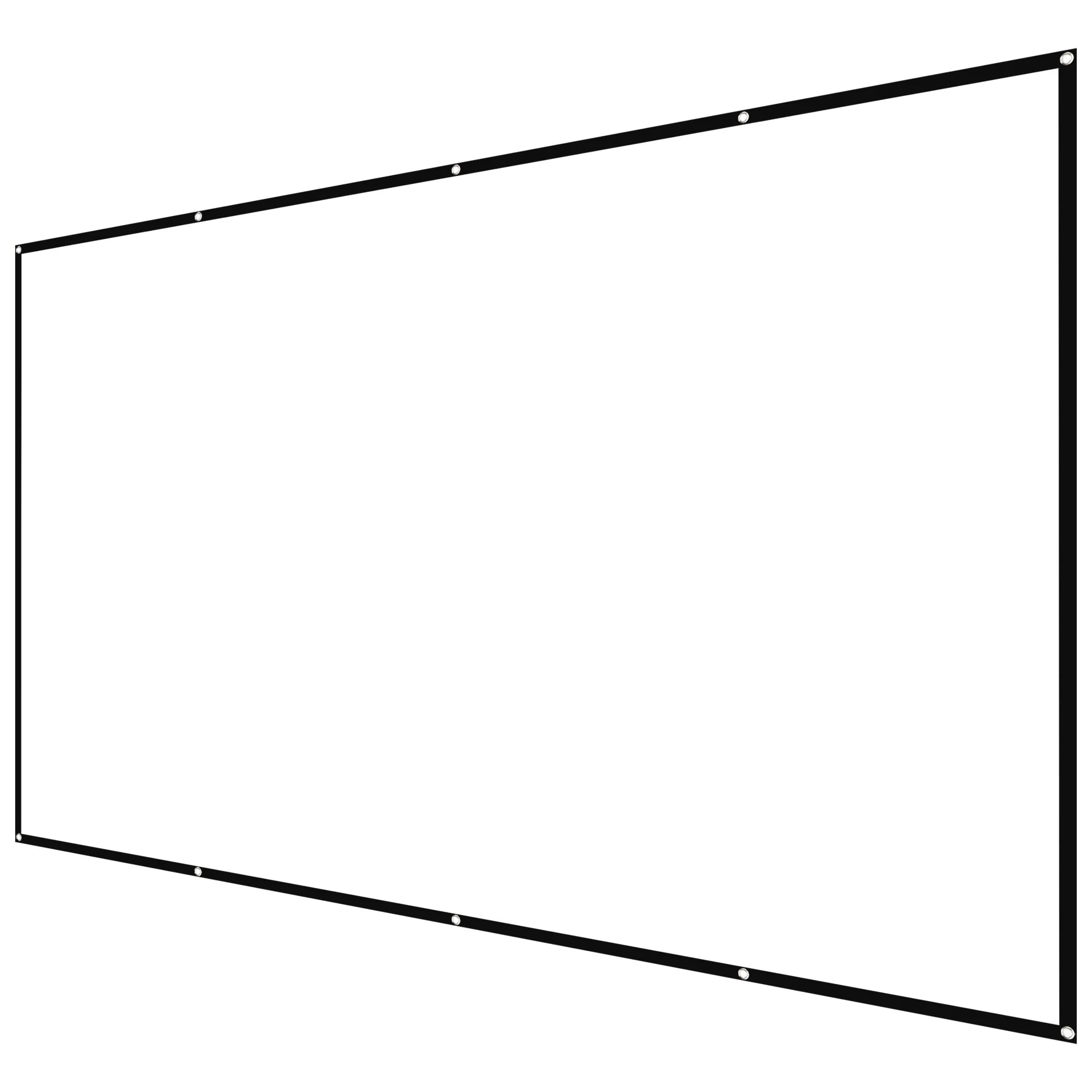 . Indoor/Outdoor Folding Projector Screen, White