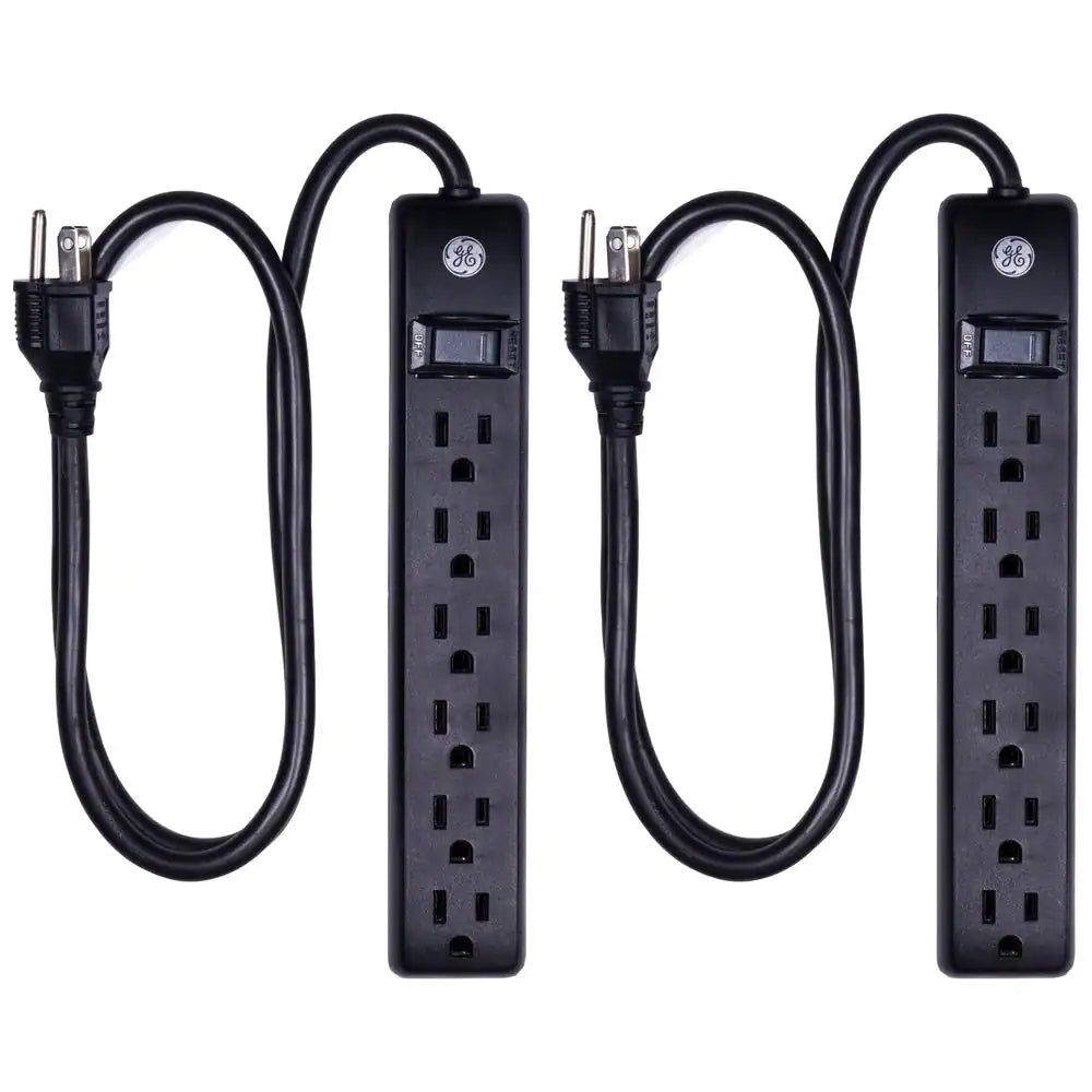6-Outlet Standard Sur Protector (2-Pack)