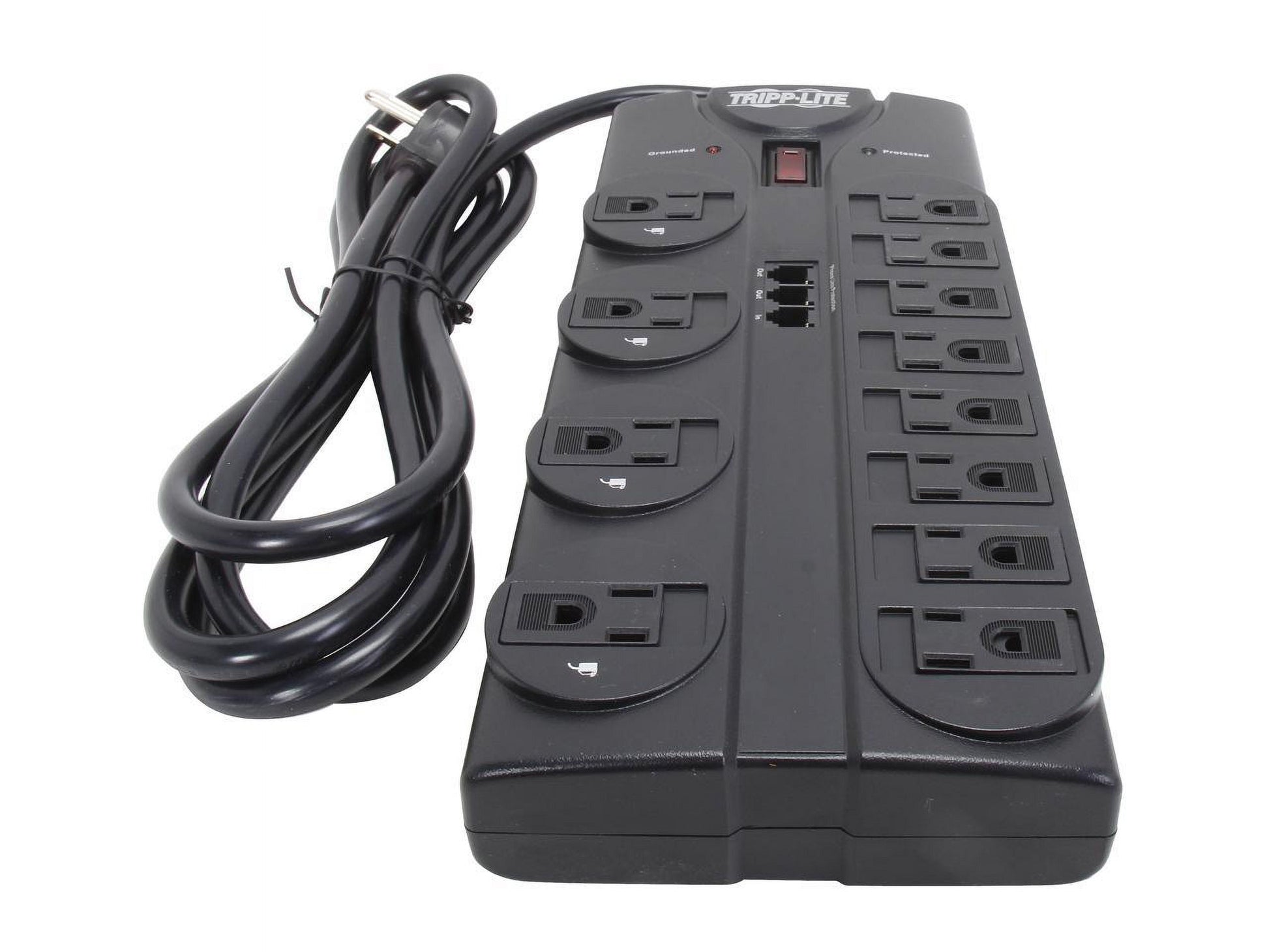 TLP1208TEL 8 Feet 12 + TEL Outlets 2160 Joules Surge Protector