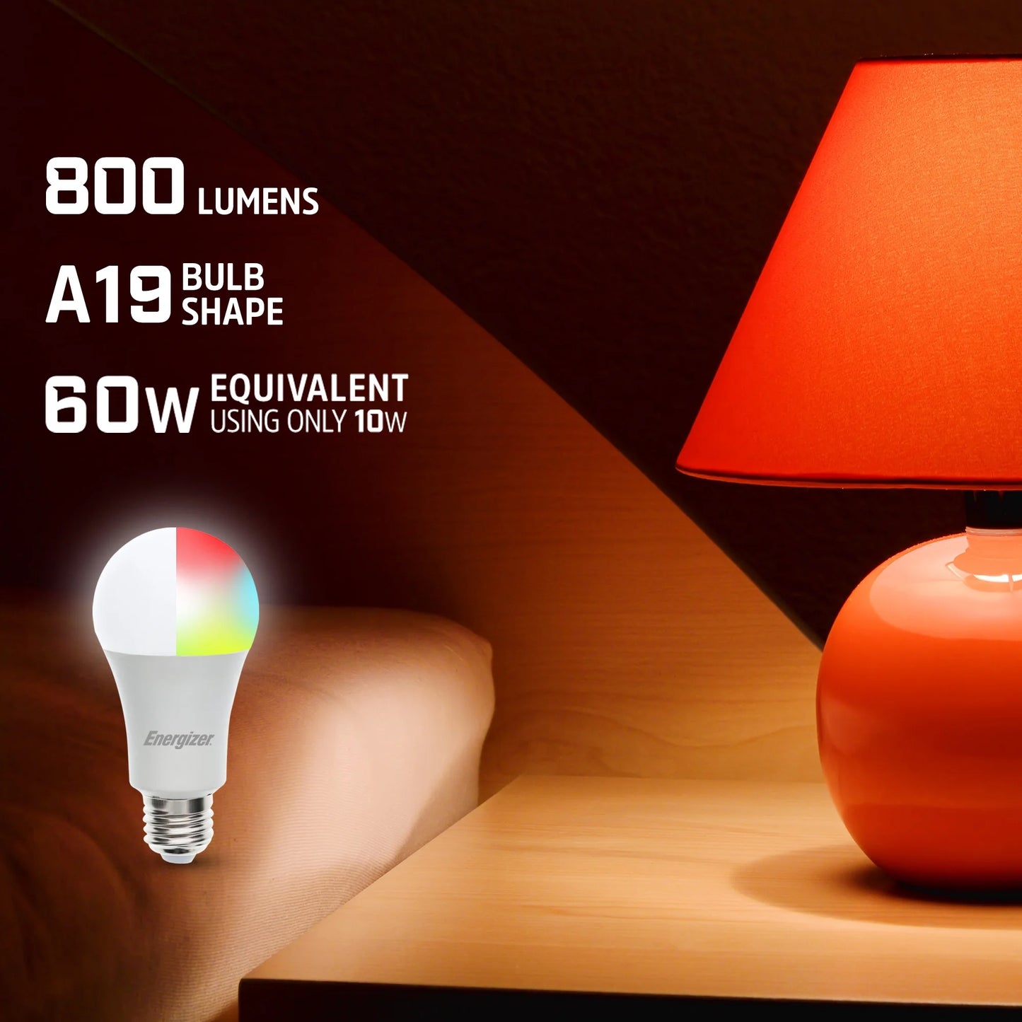 24-Pack Smart Wi-Fi Multi-Color and Single White LED Light Bulb, A19 Shape, E26 Base
