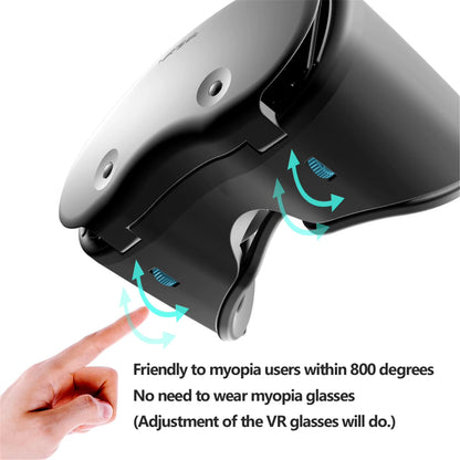VR Virtual Reality 3D Glasses Box Stereo VR Goggle Cardboard Headset Helmet Forios Android Smartphone 5-7'0-800 Myopia