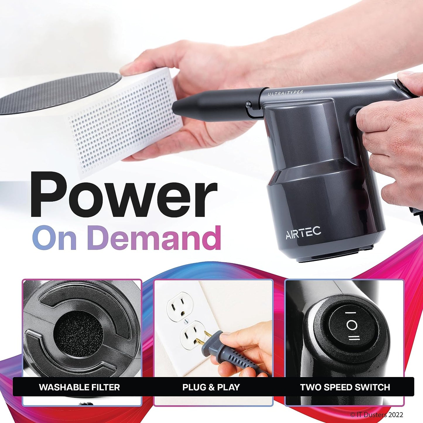 Ultra Electric Air Duster Blower for PC Laptop Console Electronics and Home NEW