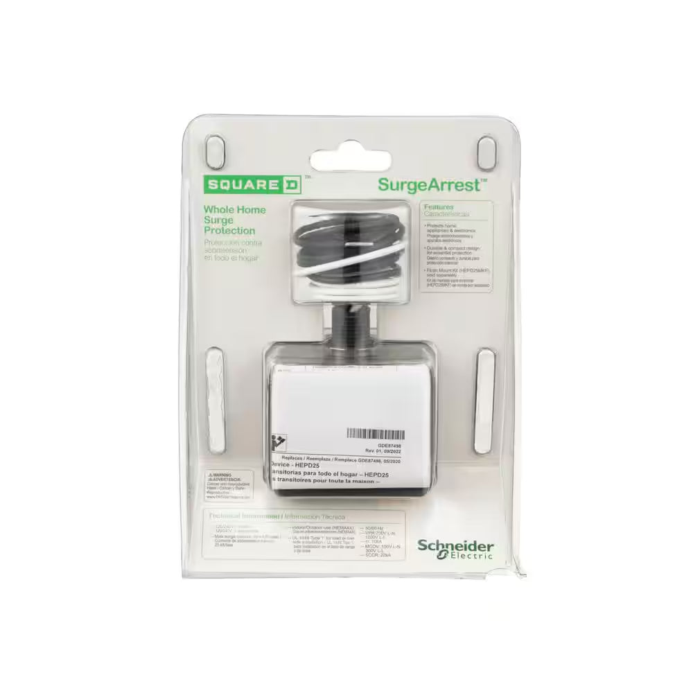 25 Ka Universal Whole Home Surge Protection Device HEPD25